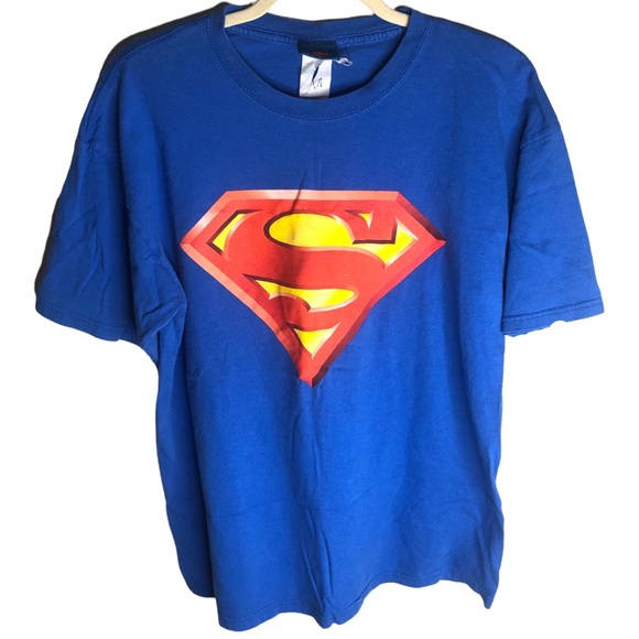 Vintage Superman T-Shirt Trademark x Medium Large - Picture 1 of 5